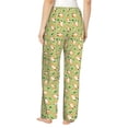 thumbnail image 3 of Picia Cartoon Fox 2 Womens Soft Woven Cotton Elastic Waistband Sleep Pajama Pant Lounge Sleep Pant With Pockets And Drawstring-XX-Large, 3 of 9