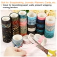thumbnail image 5 of Unique Bargains 10mm 15mm 3.0m Washi Tape Decorative Masking Sticker 3 Roll(Blue), 5 of 5