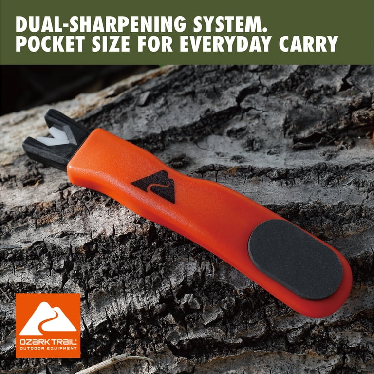 Ozark Trail Dual-Sided Tool Sharpener for Axes, Machetes, and