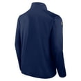 thumbnail image 3 of Men's Fanatics Navy Columbus Blue Jackets Authentic Pro Rink Fleece Full-Zip Jacket, 3 of 3