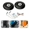 thumbnail image 3 of destyer 2x Roues de Valise Flexibles Pièces de Fixation de Roue de Valise Pivotante Résistante Roue de Valise Noire 64mmx24mm, 3 of 9