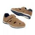 thumbnail image 2 of Atlas For Men Mens Split Leather Hook and Loop Sandals, 2 of 5