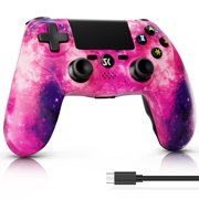 ISHAKO Wireless Controller for Playstation 4/PC, Controller for PS4 with Double Vibration, 6-Axis Motion Control, 3.5mm Headphone Jack