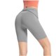 thumbnail image 1 of Puntoco Pantalones cortos deportivos para mujer, de cintura alta, para tonificar el abdomen, levantar la cadera, fitness, yoga, pantalones con cinco aberturas, 1 of 4