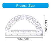 6Inch Protractors 180 Degrees Math Protractors Measuring Tool for Student