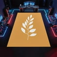 thumbnail image 4 of Fresh Leaves Rug 4x7 Area Rugs Modern Brown White Rugs Soft Non Slip Washable Non Shedding Indoor Carpet for Living Room Bedroom Home Entrance Foyer Decor, 4 of 7