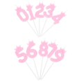 thumbnail image 1 of Digital Number Candles 10Pcs Crown Wax Candle for Birthday Decoration, 1 of 4