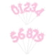 thumbnail image 1 of Digital Number Candles 10Pcs Crown Wax Candle for Birthday Decoration, 1 of 4