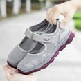 thumbnail image 5 of CAICJ98 Women'S Fashion Sneakers Women's Sock Walking Shoes Comfortable Mesh Lightweight Slip On Sneakers,Grey, 5 of 5