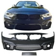 thumbnail image 2 of Ikon Motorsports Compatible with 14-20 BMW F32 4 Series M-T Style Front Bumper Conversion With Fog Cover, 2 of 3