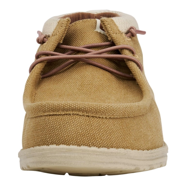 Hey Dude Men\'s Slip-On Loafer in Tan with White Laces size 11 Men main image 4