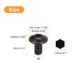 thumbnail image 2 of Flanged Button Head Socket Cap Screws, 50 Pack M4x8mm 304 Stainless Steel Bolts, 2 of 5