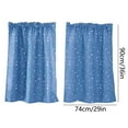 thumbnail image 3 of Curtain Rod Kitchen Bedroom Lace Short Curtains 2 Panels 29x36 Inch Light Filtering Style Home 2PCS, 3 of 7