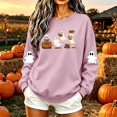 thumbnail image 5 of Meichang Halloween Sweatshirt for Women Ghost Graphic Sweatshirts Oversized Long Sleeve Crew Neck Pullover Casual Sweatshirt, 5 of 6