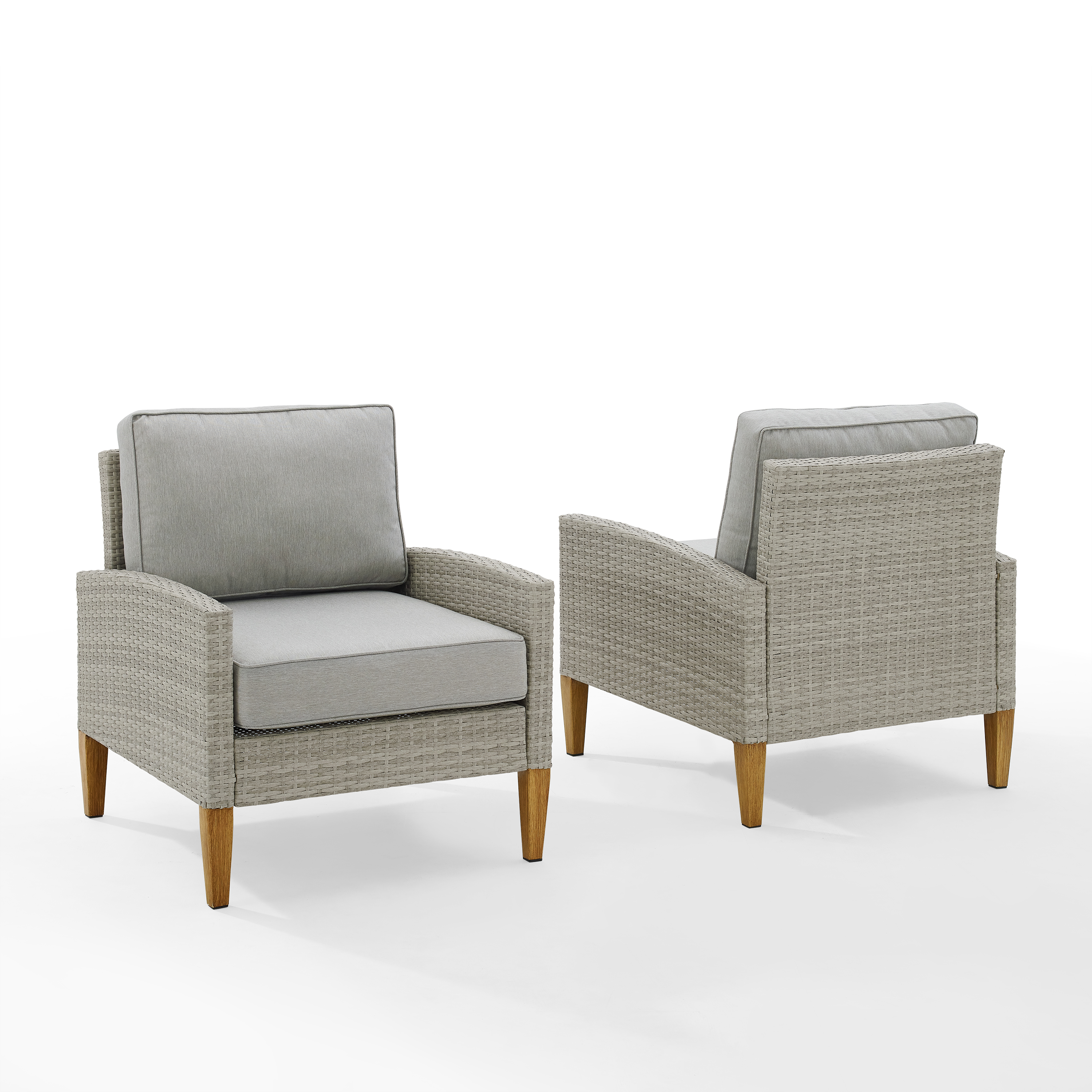 Crosley Furniture Capella Outdoor Wicker 2 Piece Chair Set- 2 Chairs - image 4 of 13