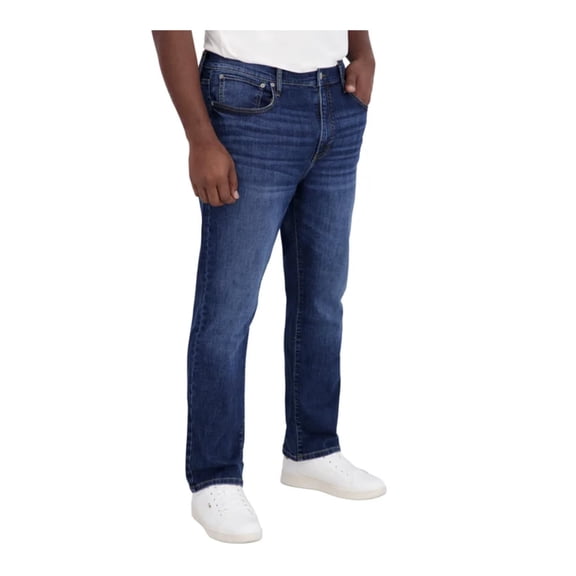 Lucky Brand Men's 223 Straight Leg Stretch Denim Jean, Dark Blue, 32 x 30