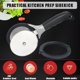 thumbnail image 2 of Salad-Chopper with Protective-Covers Dual-Wheels Salad-Cutter Food-grade Stainless Steel Circle Cutter Quick Kitchen Prep, 2 of 5