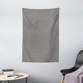 thumbnail image 1 of Lattice Tapestry, Interlacing Lines Maze Celtic Style Tangled Graphic Mesh Design, Wall Hanging for Bedroom Living Room Dorm Decor, 40"W X 60"L, Charcoal Grey and Eggshell, by Ambesonne, 1 of 2