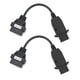 thumbnail image 4 of BOROCO Cable De Diagnóstico OBD2, 2 Piezas Cable De Diagnóstico OBD2 De 8 Pines A 16 Pines Reemplazo Portátil Ligero Compacto Flexible para Camiones, 4 of 5