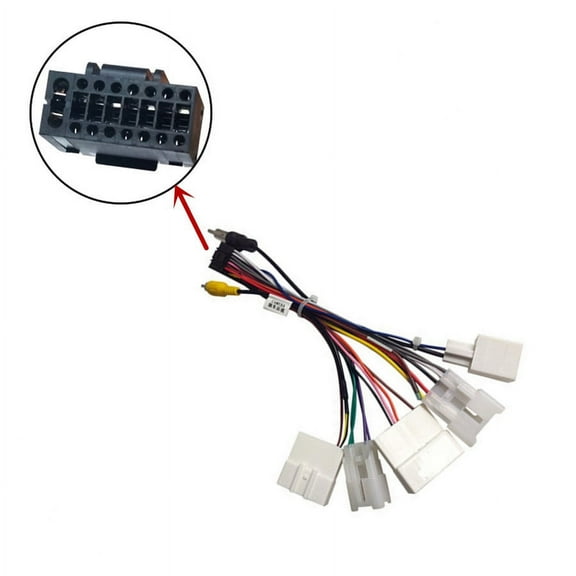 Car 16Pin Stereo Wiring Harness Connector Adapter For Toyota All Model 2004-Now