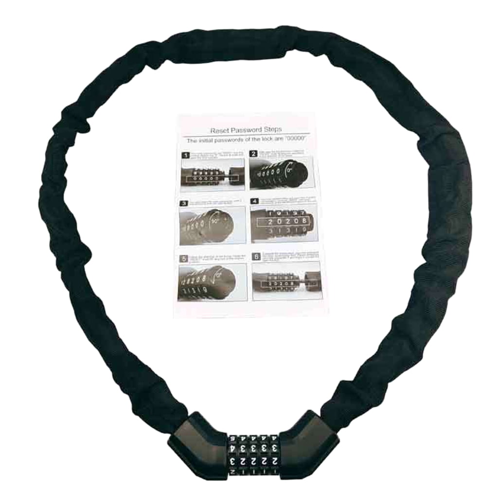 Oasiva Security Bicycle Lock Cycling Cable Locks Motorcycle Chain Lock Bike Chain Lock