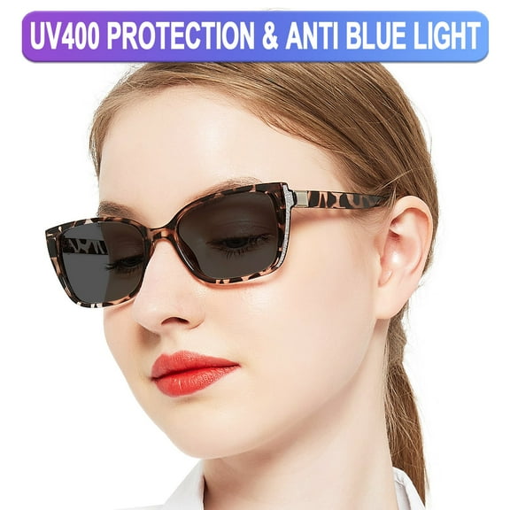 OCCI CHIARI Women's 2.00 Reading Glasses Sunglasses Blue Light Sunglass UV Protection Grey Readers 1.0 1.25 1.5 1.75 2.0 2.25 2.5 2.75 3.0 3.5 with Acrylic Lens