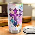 thumbnail image 4 of Taza de viaje Tumbler SANDJEST de acero inoxidable con aislamiento de 20 onzas, 4 of 7