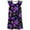1-Dark Purple, variant on Shadoumai Toddler Girl Dress Ruffle Sleeve Easter Day Cartoon Printed Cute Suspenders Princess Girl Clothes Set