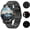 Dark Black, variant on Smartwatch  100+ Sports Modes Fitness Tracker  Bluetooth Calls/Message Reminder, IP67 Waterproof Android and iPhone