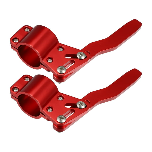 Unique Bargains Car Turn Signal Extension Steering Wheel Extension Turn Rod Position Up Kit Rod Extension Red 2pcs
