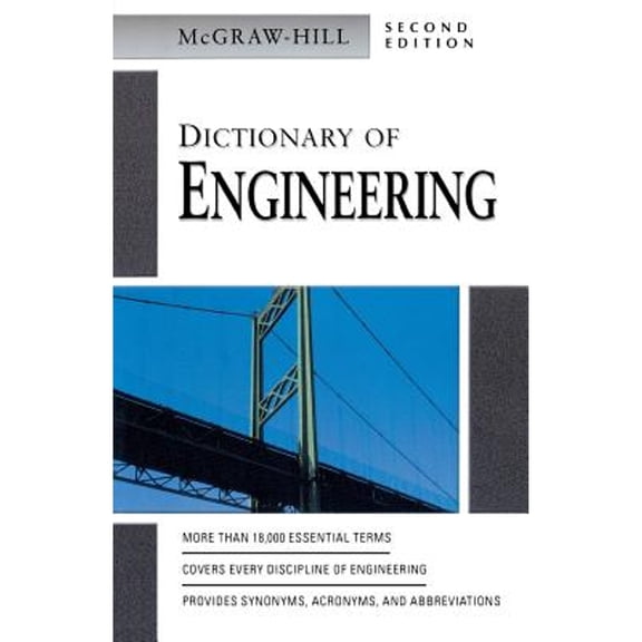 Pre-Owned Dictionary of Engineering (Paperback) 0071410503 9780071410502