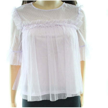 Cotton Summer Blouses Lace Batwing Sleeve Shirts For
