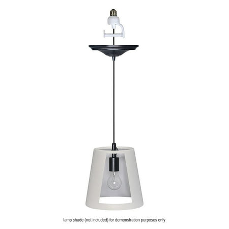 - Instant Pendant Recessed Light Converter - Brushed Bronze Lamp Shade Adapter only