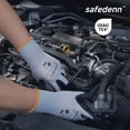 thumbnail image 4 of Safedenn 13G Nylon Safety Gloves, Touchscreen Compatible, Non-Slip, 12 Pairs, Large, 4 of 9