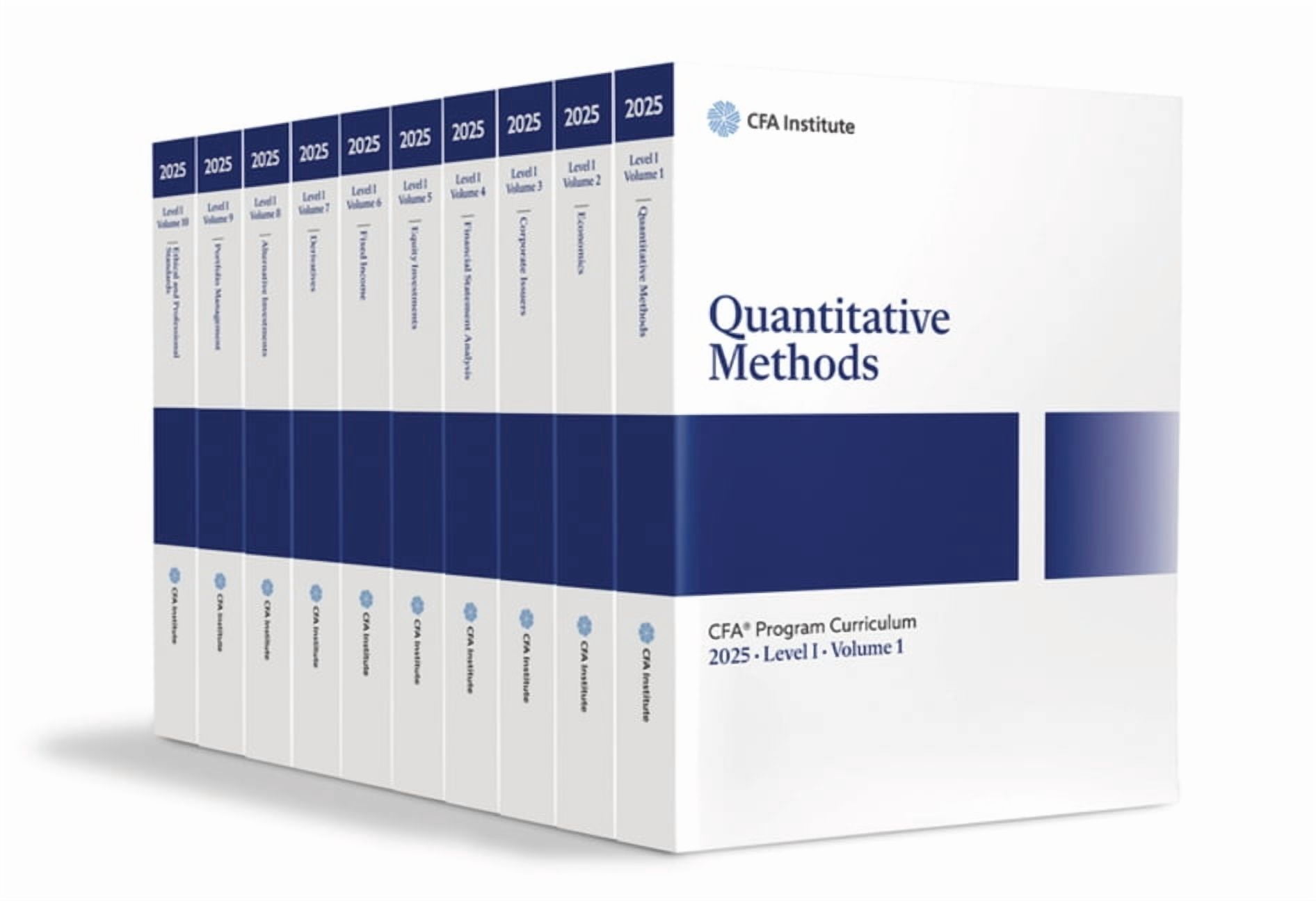2026 Cfa Program Curriculum Level I Box Set, (Paperback) - Walmart.com