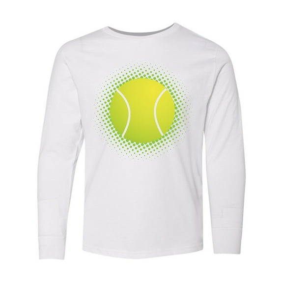 Inktastic Tennis Ball Sports Gift Long Sleeve Youth T-Shirt