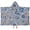 Blue Paisley and-2, variant on Blue Paisley Pattern Hooded Bath Towel，50"x30" for Ages 3 To 12 Kids, Quick Dry Lightweight Soft Microfiber Hood Beach Towel Cover Up for Kids