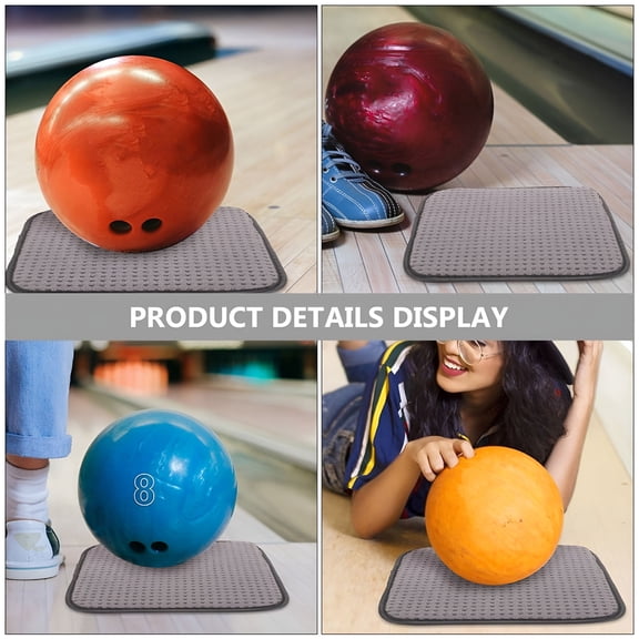 BESTSKY 3/2/1 PIECES Microfiber Bowling Ball Towel Bowling Ball Cleaning Pad Rag Non-Slip Bowling Polishers Bag Bowling Cleaner Towel for Cleaning Dirt & Oil Improve Grip Precision