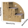thumbnail image 4 of Pet Ladder for Sofa, Pet Ramp for Couch, 3 Step Pet Stairs for Bed, Balanced Dog Indoor Ramp, NonSlip Pet Ramp Stairs for Small Dogs, Cats, 4 of 5