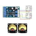 thumbnail image 3 of Placa del Controlador de Medidor de Nivel de DB, AC DC 12-15V Señal de Unidad ESTABLE VU PlacA del Controlador del Medidor Con Cable para Procesamiento de audio, 3 of 7
