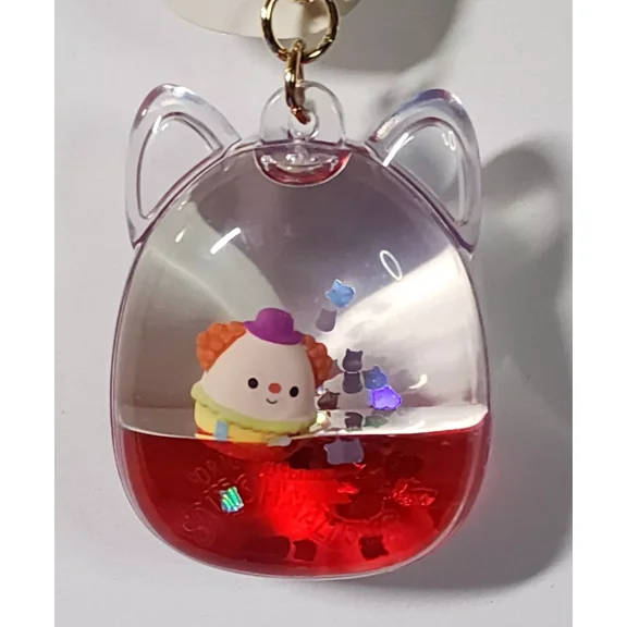 Tsunameez Squishmallows Bimbi the Clown Floating Keychain NWT
