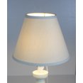 thumbnail image 5 of 6x12x9 Hard Back Empire Lamp Shade Light Oatmeal, 5 of 7
