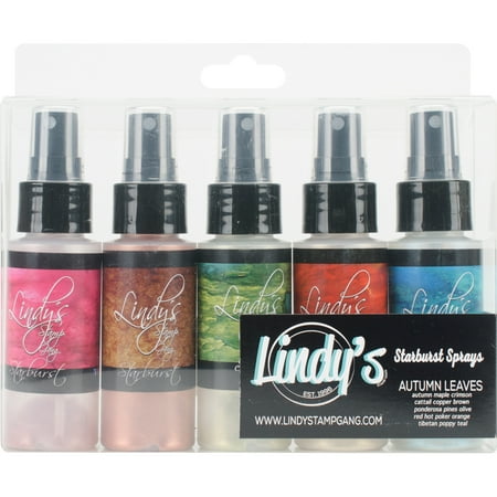 UPC: 0818495011810 | Lindy s Stamp Gang Starburst Spray Set 2oz Bottles 5/Pkg-Autumn Leaves