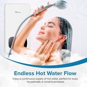 Senville 13KW Tankless Water Heater 240V | Instant Hot Water Up to 3.1 GPM (Warm Climates)