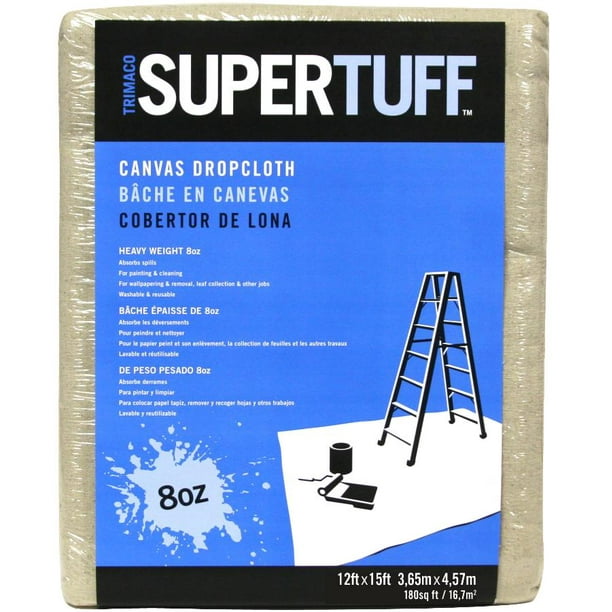 Supertuff Canvas Drop Cloth 12' x 15' Walmart.ca