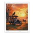 thumbnail image 5 of Paint By Numbers Kit for Adults Beginner - Vintage Car Sunset Crow Horse DIY Canvas Painting Kits for Adults, Frameless Paint By Number for Adults for Home Wall Decor 16x20 Inch, 5 of 7