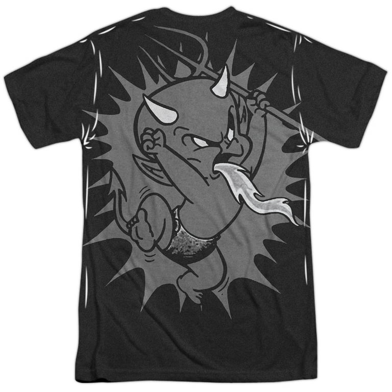 Hot Stuff the Little Devil Cartoon Fire Breather Adult 2-Sided