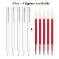 thumbnail image 1 of Senbaida Mi Gel Pens, Light Grip, Retractable, 0.5mm, Assorted Ink Colors, 5 Count, 1 of 6