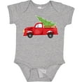 thumbnail image 3 of Inktastic Christmas Vintage Truck with Christmas Tree Boys or Girls Baby Bodysuit, 3 of 5
