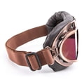 thumbnail image 4 of Vintage Retro Motorcycle Goggles Windproof Anti-Dust Riding Glasses for Harley Cruiser Scooter Unisex Steampunk Style, 4 of 7
